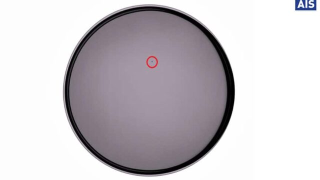 X-ray showing contaminant in pharmaceutical cream